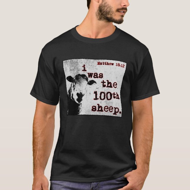 Camiseta yo era la cien oveja. (Anverso)