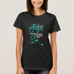 Camiseta Yo era su ángel ahora él es mío en memoria de mi h