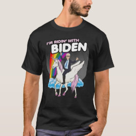 CAMISETA YO ESTOY CON BIDEN Y SU UNICORN