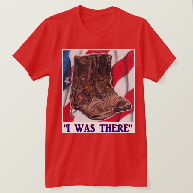 Camiseta Yo estuve ahí" (Boots en el suelo) (Anverso del diseño)