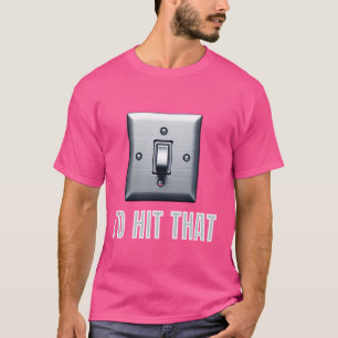 Camiseta Yo golpearía a ese Chiste gracioso eléctrico de in