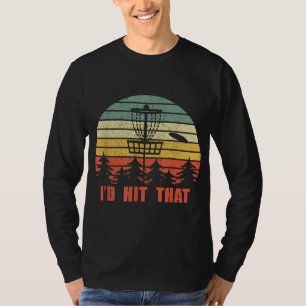Camiseta Yo golpearía a ese jugador de golf de disco voland