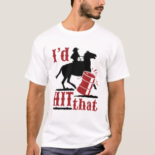 Camiseta Yo golpearía esa divertida Carreras de barril