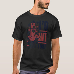 Camiseta Yo golpearía esa pelea de puños de Kickboxer Boxer