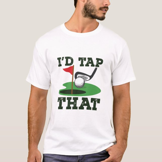 Camiseta Yo golpearía ese campo de golf (Anverso)