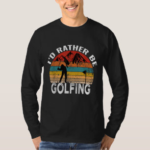 Camiseta Yo golpearía ese disco de golf