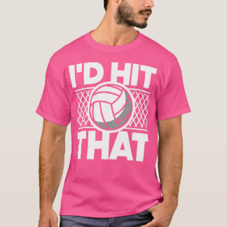 Camiseta Yo Golpearía Ese Gracioso Voleibol