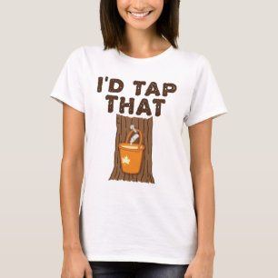 Camiseta Yo golpearía ese jarabe de arce de azúcar