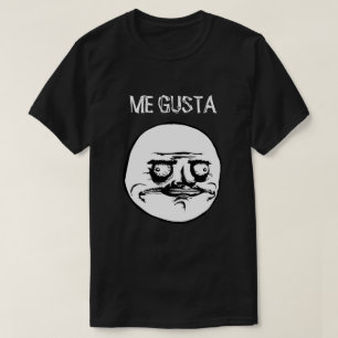 CAMISETA YO GUSTA (NEGRO)