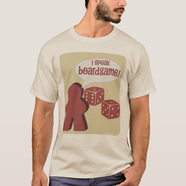 Camiseta Yo hablo juego de tablero divertido Gamer Motto (Anverso)