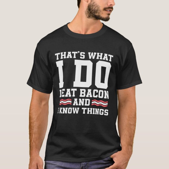 Camiseta Yo hago Bacon (Anverso)