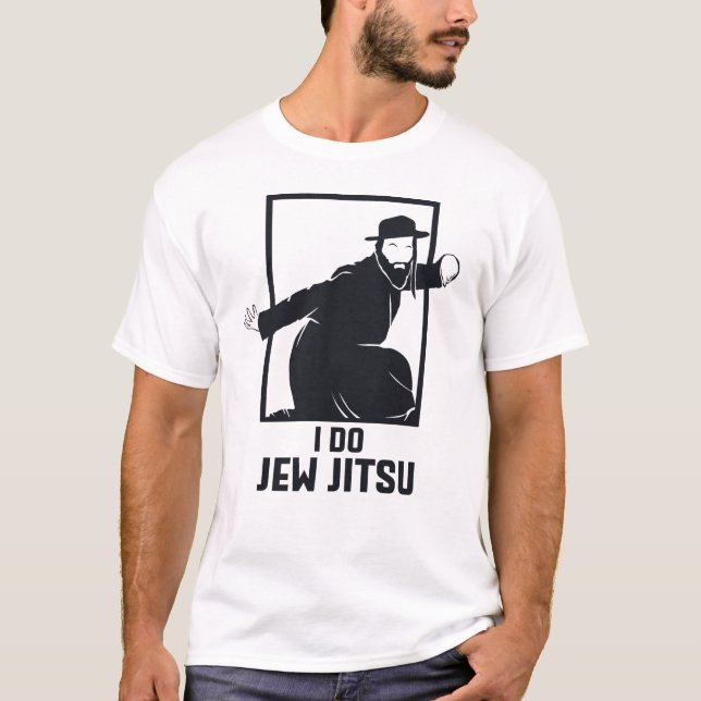 Camiseta Yo hago Jew Jitsu I Gracioso Jui Jutsu (Anverso)