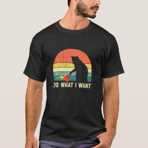 Camiseta Yo Hago Lo Que Quiero, Graciosa Vintage Para Los P
