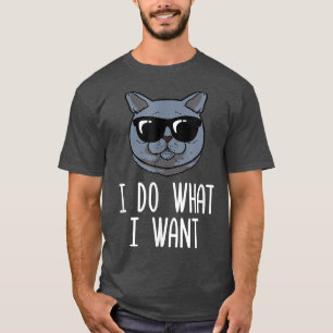 Camiseta Yo Hago Lo Que Quiero Que La Madre Del Gato Britán