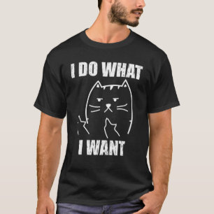 Camiseta Yo Hago Lo Que Quiero Que La Mascota Gato Lover