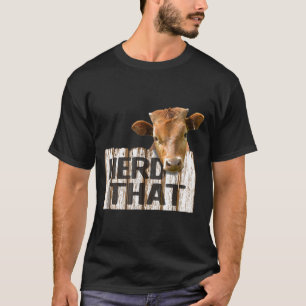 Camiseta Yo Herí Ese Gracioso Ganado De Tee De Vaca
