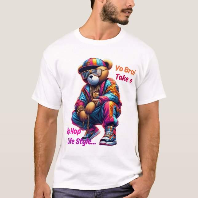 Camiseta "¡Yo hermano!" Tome un estilo de vida de HipHop -  (Anverso)