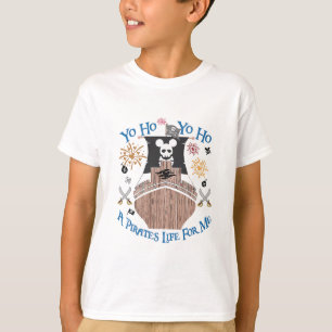 Camiseta Yo Ho Crucero Pirata Una Vida de Pirata Para Mi Fa