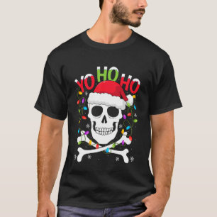Camiseta Yo Ho Ho Crucero de Barco Pirata Navidad Gorro de 