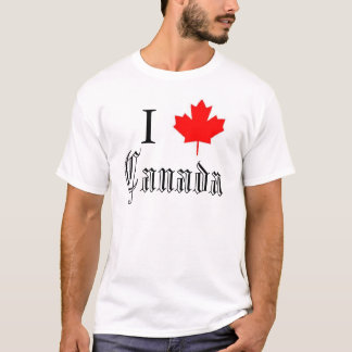 Camiseta "Yo (hoja de arce) Canadá "