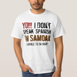 Camiseta ¡YO!!! , I, no hace, hablar, español, yo es, I…