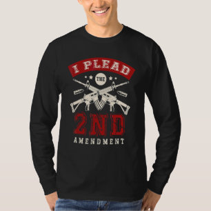 Camiseta Yo invoco la enmienda 2 de los derechos de armas d