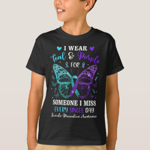 Camiseta Yo Llevo Avisos De Prevención Del Suicidio Verde a