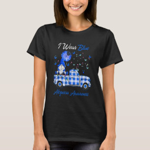 Camiseta Yo Llevo Camión Azul Gnome Alopecia Conciencia