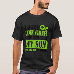 Camiseta Yo Llevo Lime Green Para Mi Hijo Lyme Enfermedad T