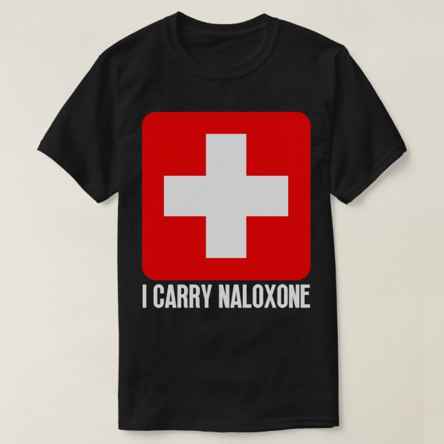 Camiseta Yo llevo Naloxona 48 (Diseño del anverso)