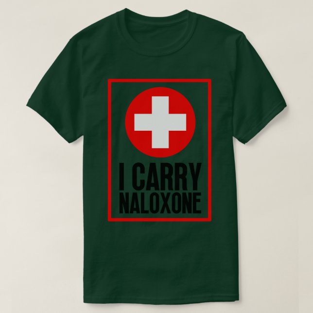 Camiseta Yo llevo Naloxona 49 (Diseño del anverso)