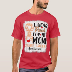 Camiseta Yo Llevo Peach For A Mi Mamá Concienciación Sobre 