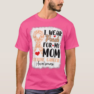 Camiseta Yo Llevo Peach For A Mi Mamá Concienciación Sobre