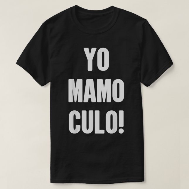 Camiseta Yo Mamo Culo Divertido (Diseño del anverso)