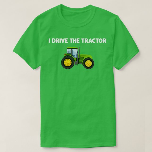 Camiseta Yo Manejo El Tractor (Diseño del anverso)