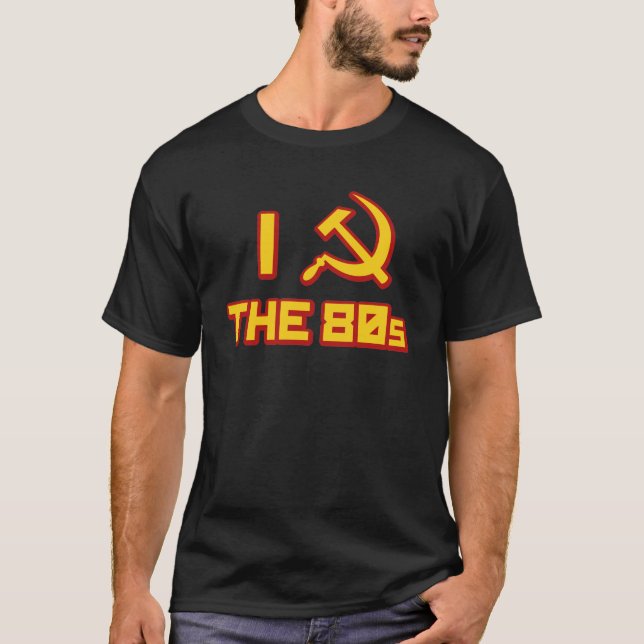 Camiseta Yo martillo y hoz los años 80 (Anverso)
