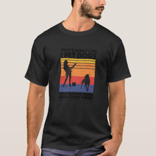 Camiseta Yo Mascota perros toco guitarra eléctrica y sé cos