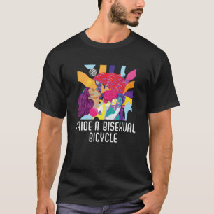 Camiseta Yo Monto En Bicicleta Bisexual Orgullo Arcoiris L
