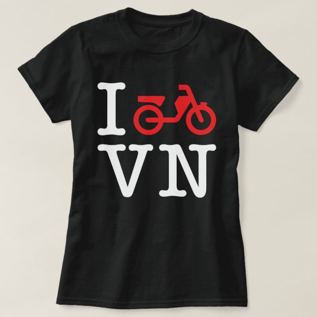 Camiseta Yo moto Vietnam (Diseño del anverso)