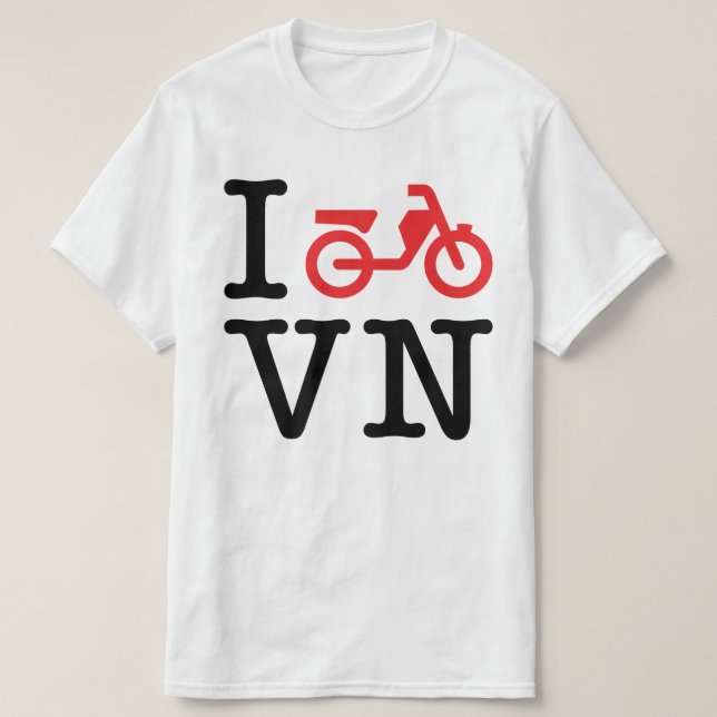 Camiseta Yo moto Vietnam (Diseño del anverso)