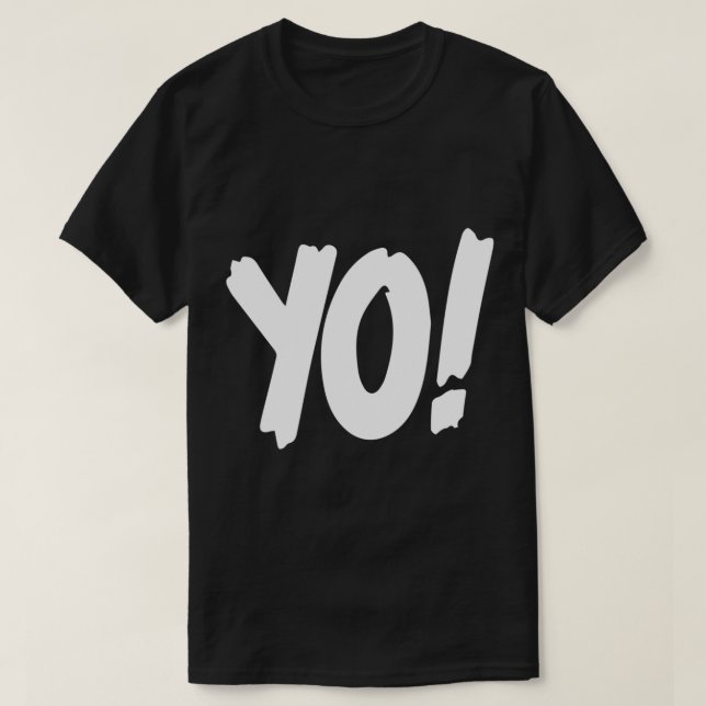 Camiseta Yo! mtv raps replica logo 1993 era WHITE Classic T (Diseño del anverso)