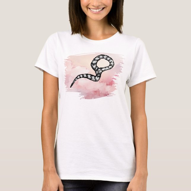 Camiseta Yo muerdo la serpiente de la batalla de la madera  (Anverso)