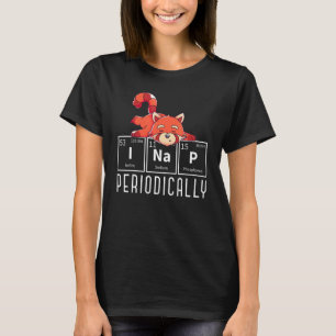 Camiseta Yo Nap Periódicamente El Panda Rojo Sueño De Anima