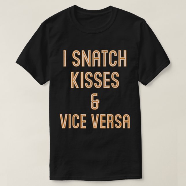 Camiseta Yo nato besos viceversa Funny (Diseño del anverso)