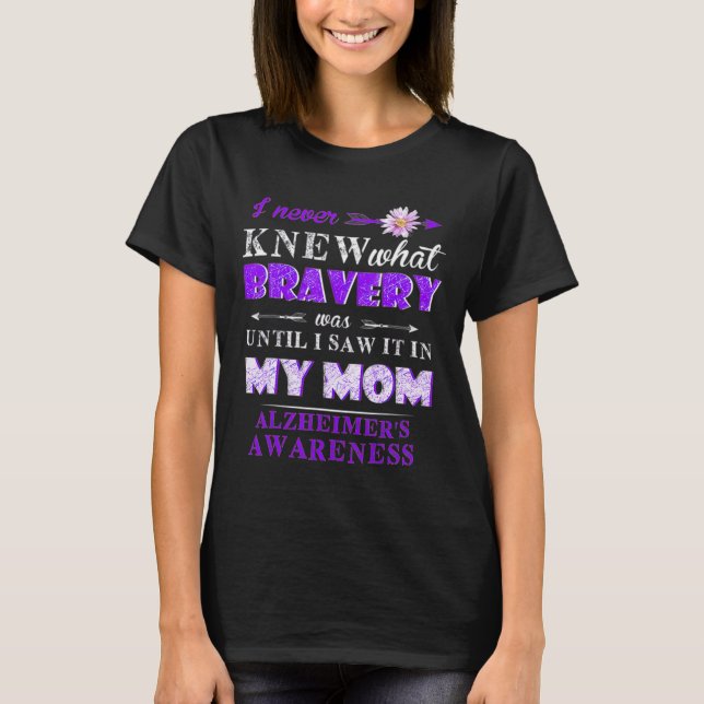 Camiseta Yo No Hasta Que Lo Vi Mi Mamá Alzheimerheimer Cere (Anverso)