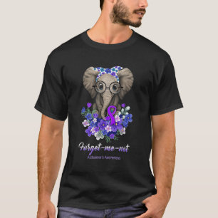 Camiseta Yo no las flores de elefante Alzheimerheimer la gu