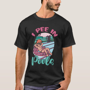 Camiseta Yo Pido En Las Piscinas Públicas Fiesta De Natació
