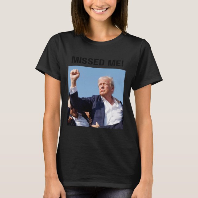 Camiseta ¡Yo! Presidente Trump (Anverso)