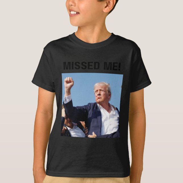 Camiseta ¡Yo! Presidente Trump (Anverso)