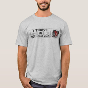 Camiseta Yo prospero en la Zona Roja Roja